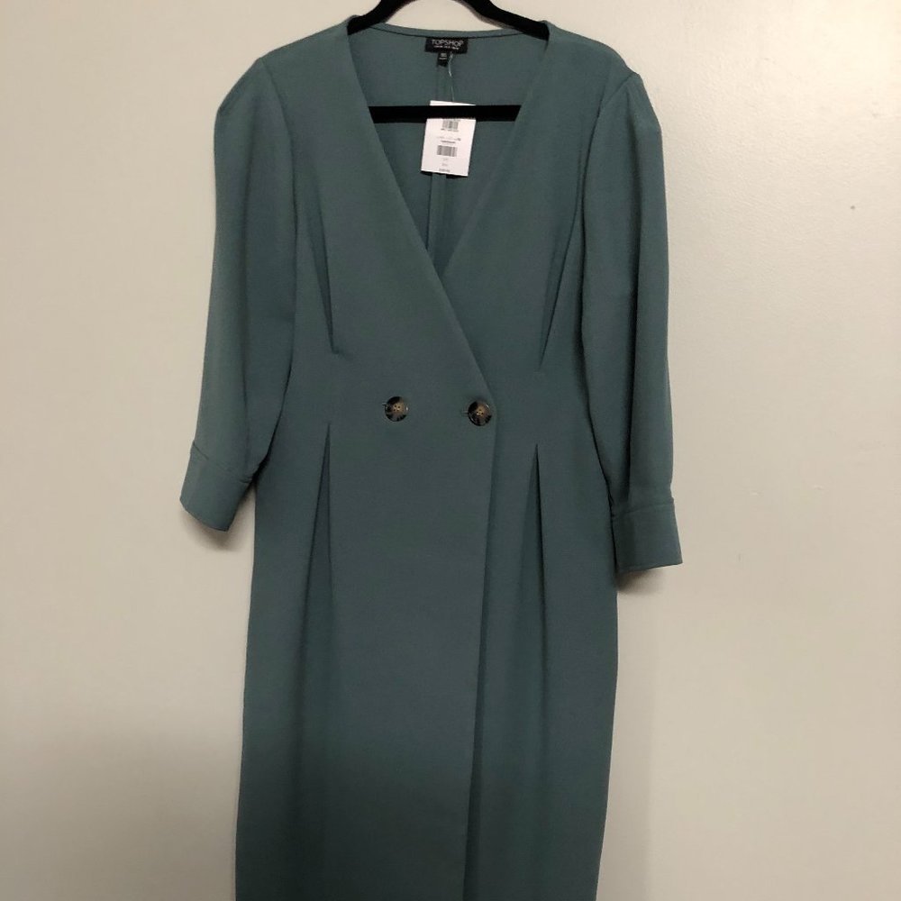 Topshop Wrap Midi Dress